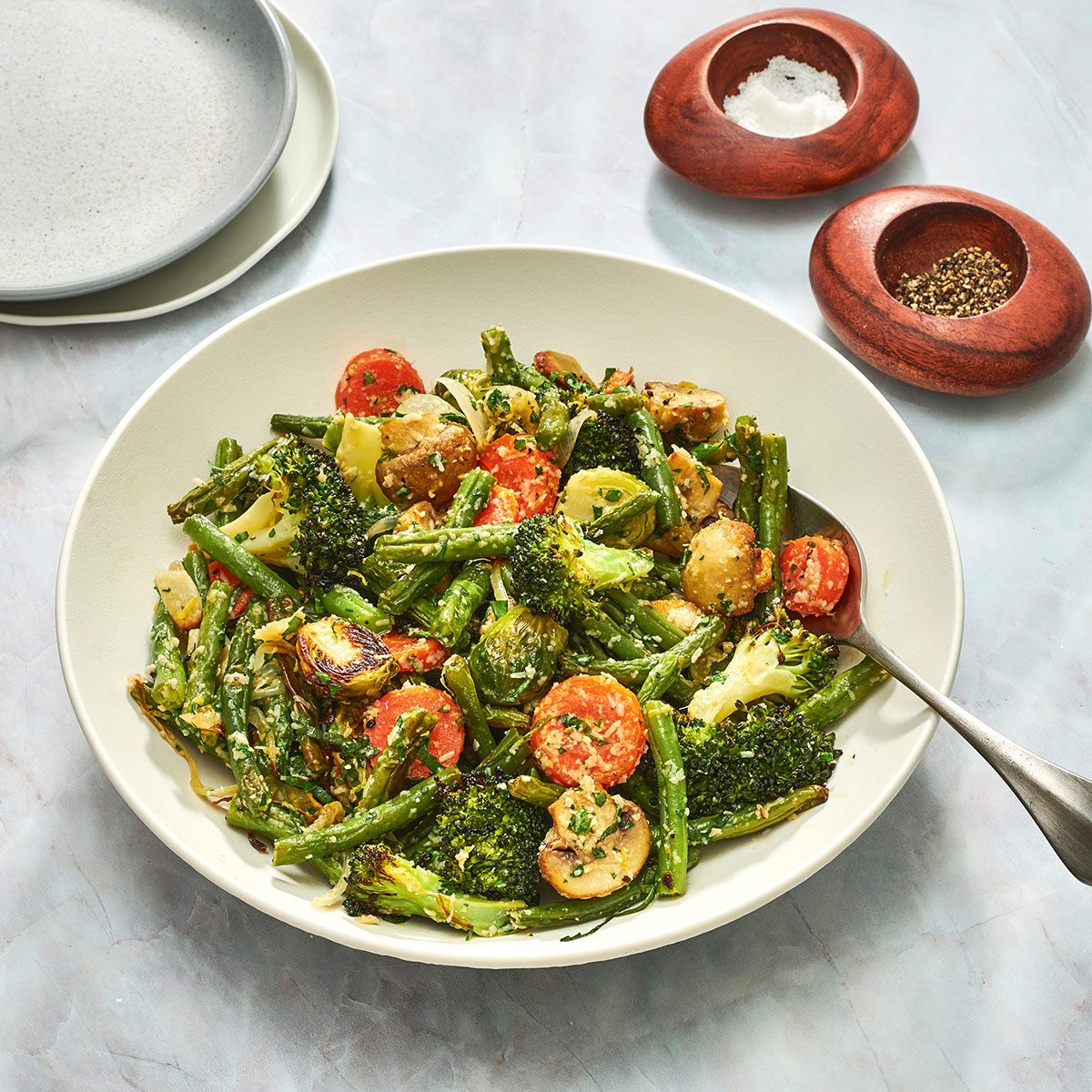 Tesseract Vegetable Medley with Lemon-Dill Vinaigrette
