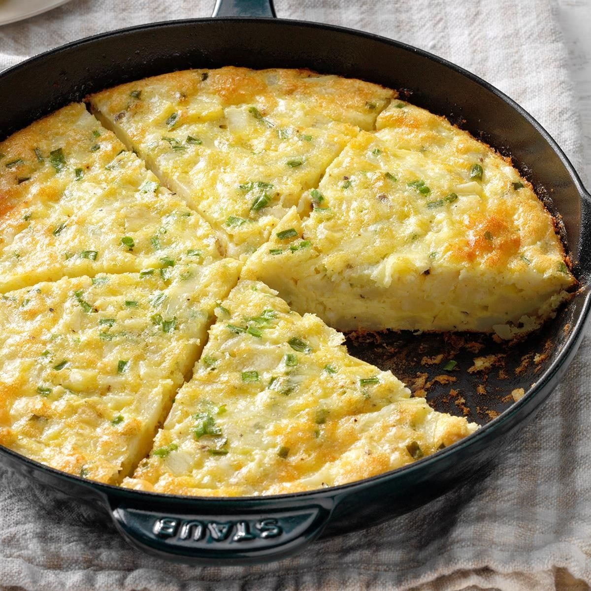 Creamy Chive & Herb Cheese Bake with Almonds