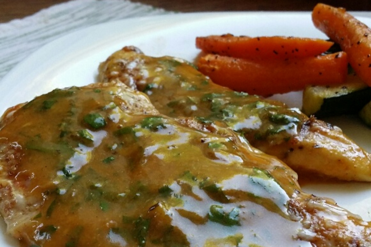 Herb-Infused Chicken with White Wine Reduction