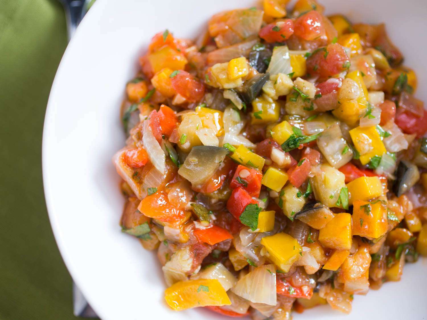Provençal Ratatouille with Herbed Croutons