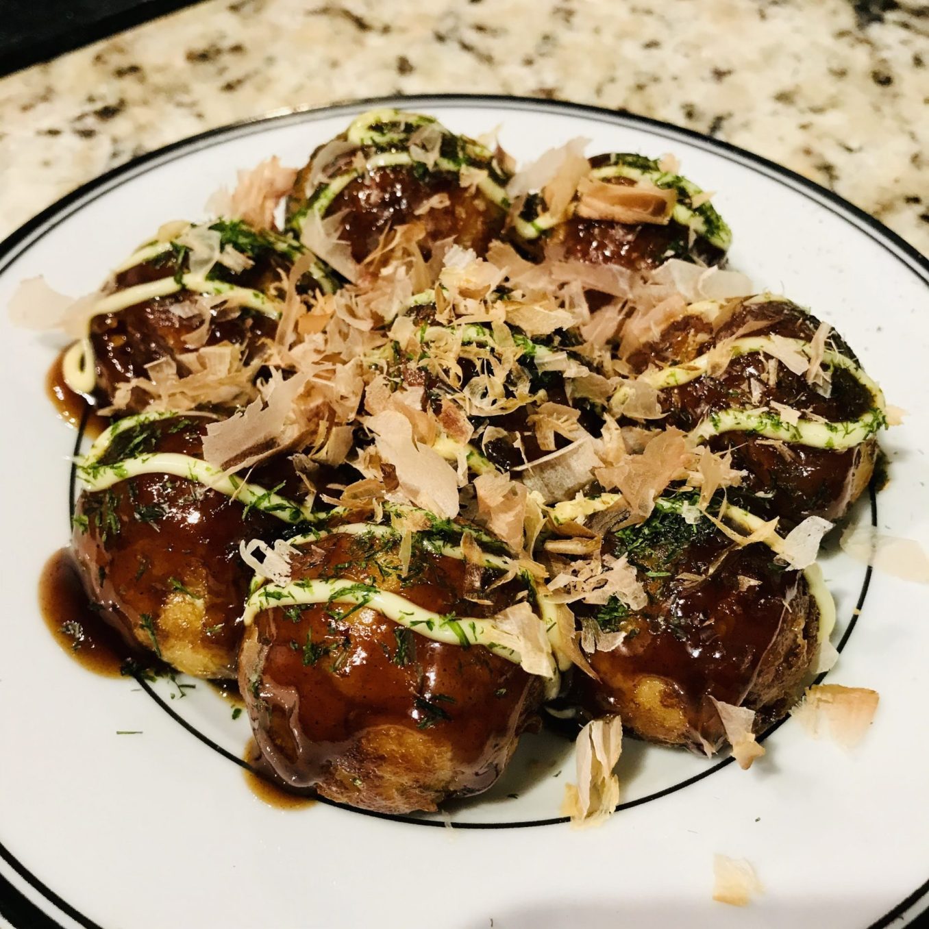 Authentic Kyoto-Style Takoyaki with Octopus