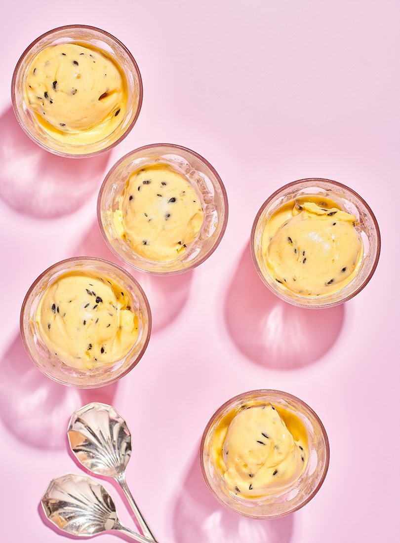 Mai Tai-Style Coconut-Passionfruit Sorbet