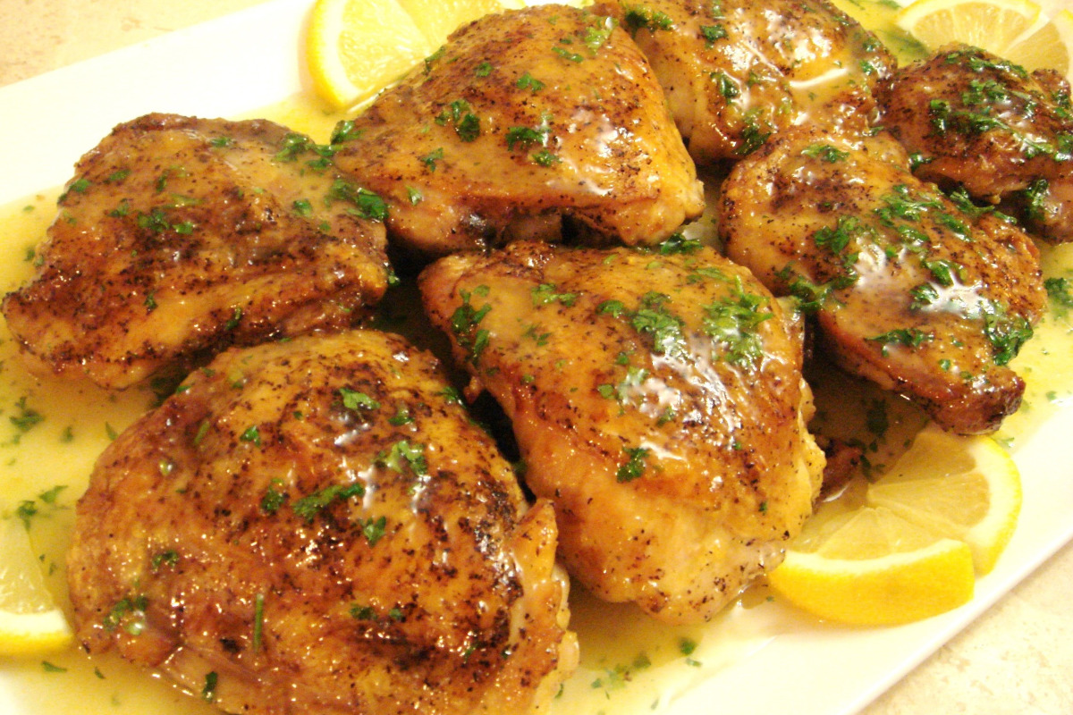 Honey-Glazed Lemon Chicken