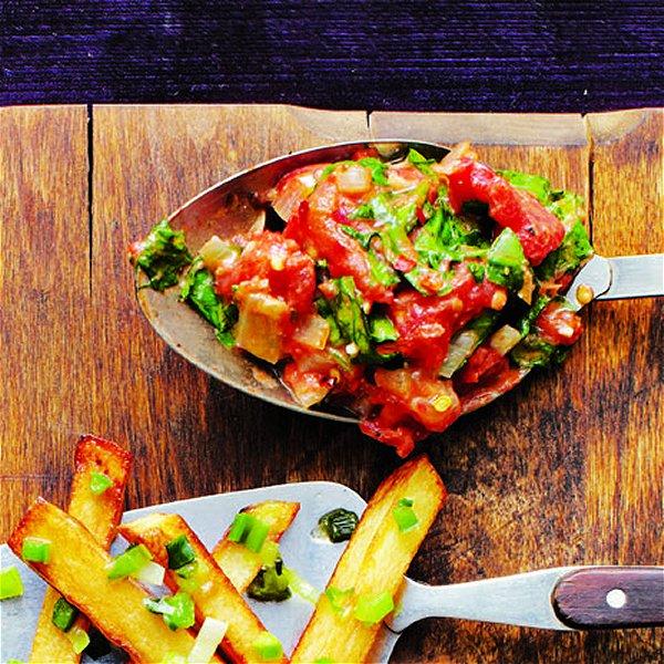 Tomato Basil Stew with Spinach