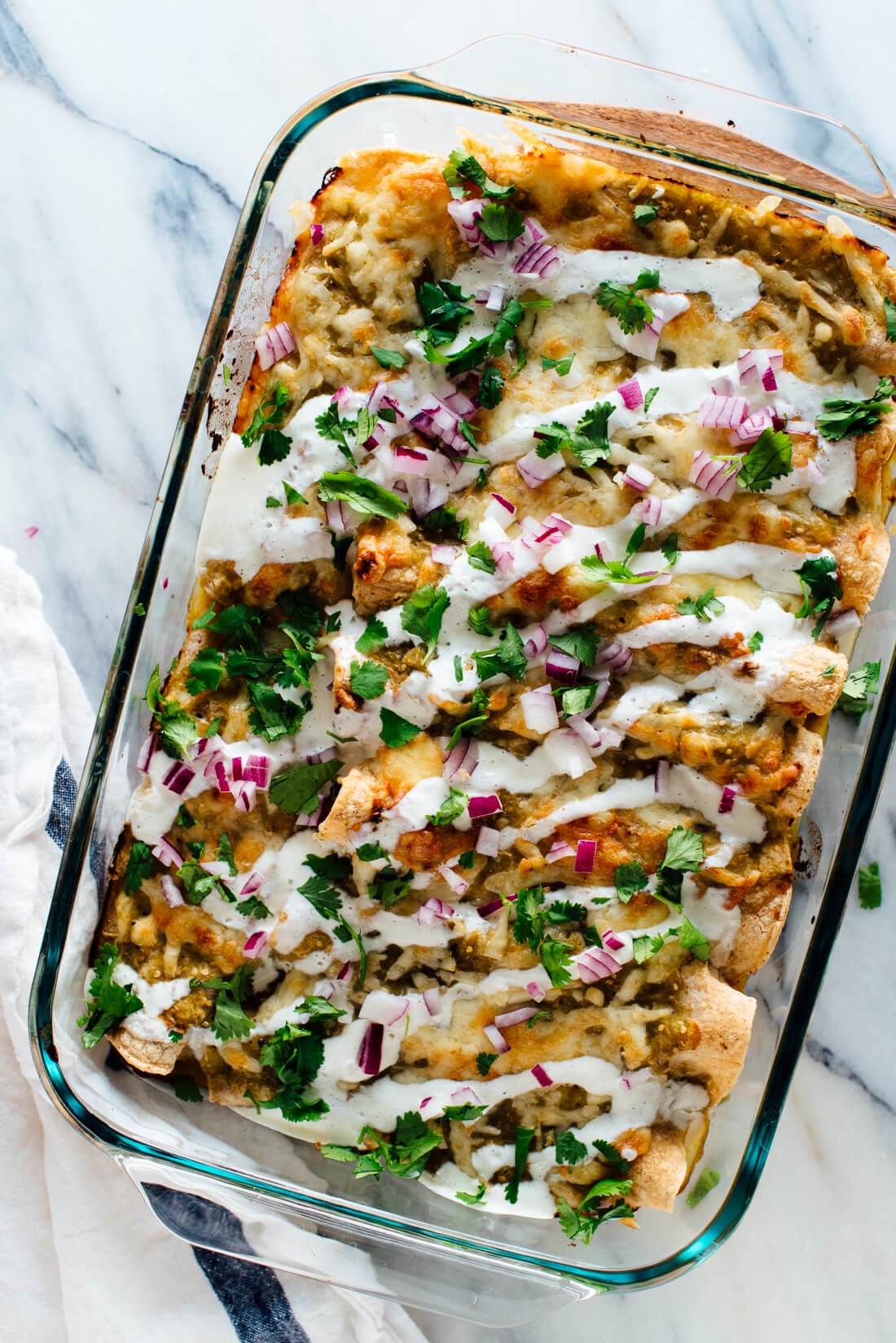 Mexican Sweet Potato and Black Bean Enchiladas
