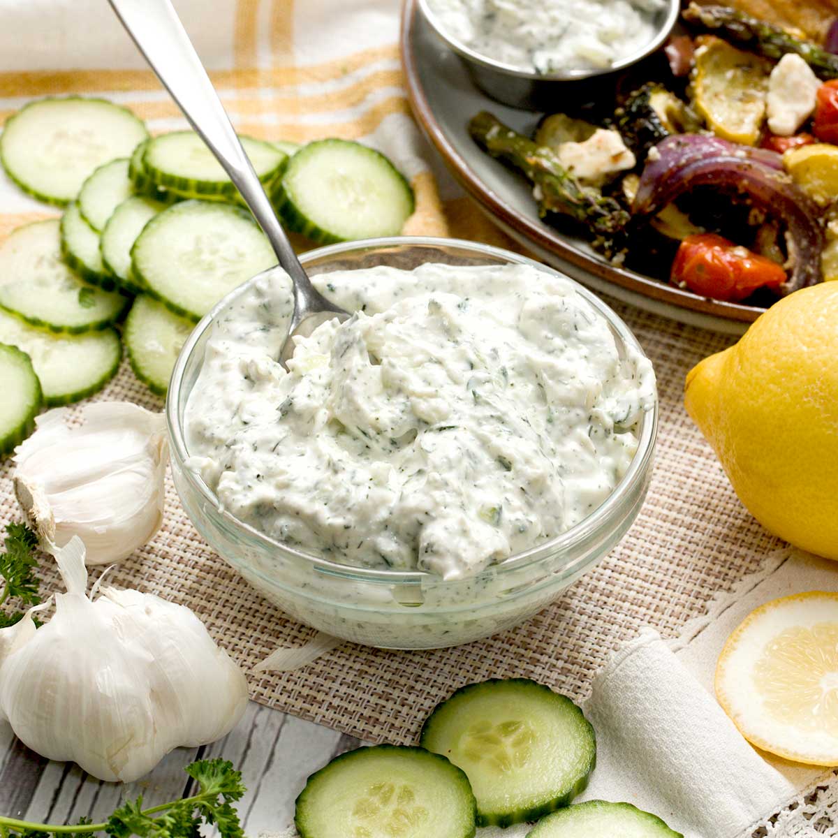 Greek Yogurt and Honey Tzatziki