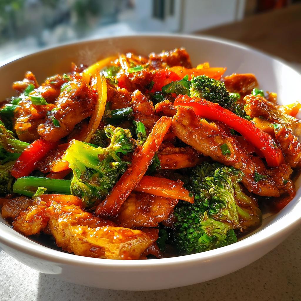 Honey Garlic Teriyaki Chicken Stir-Fry