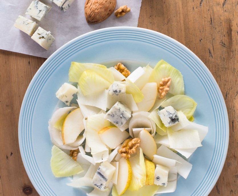 Flemish Endive Salad with Walnuts and Dijon Vinaigrette