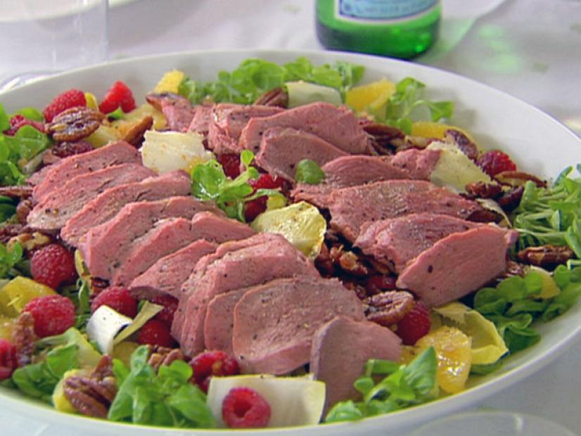 Duck Duck Goose Salad with Honey-Lime Dressing