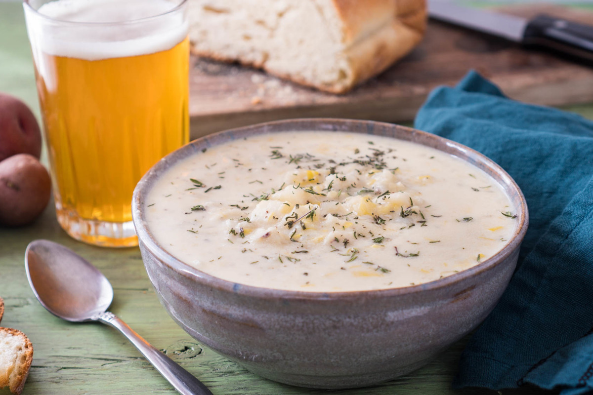 Cloudy Morning Creamy Leek & Potato Soup