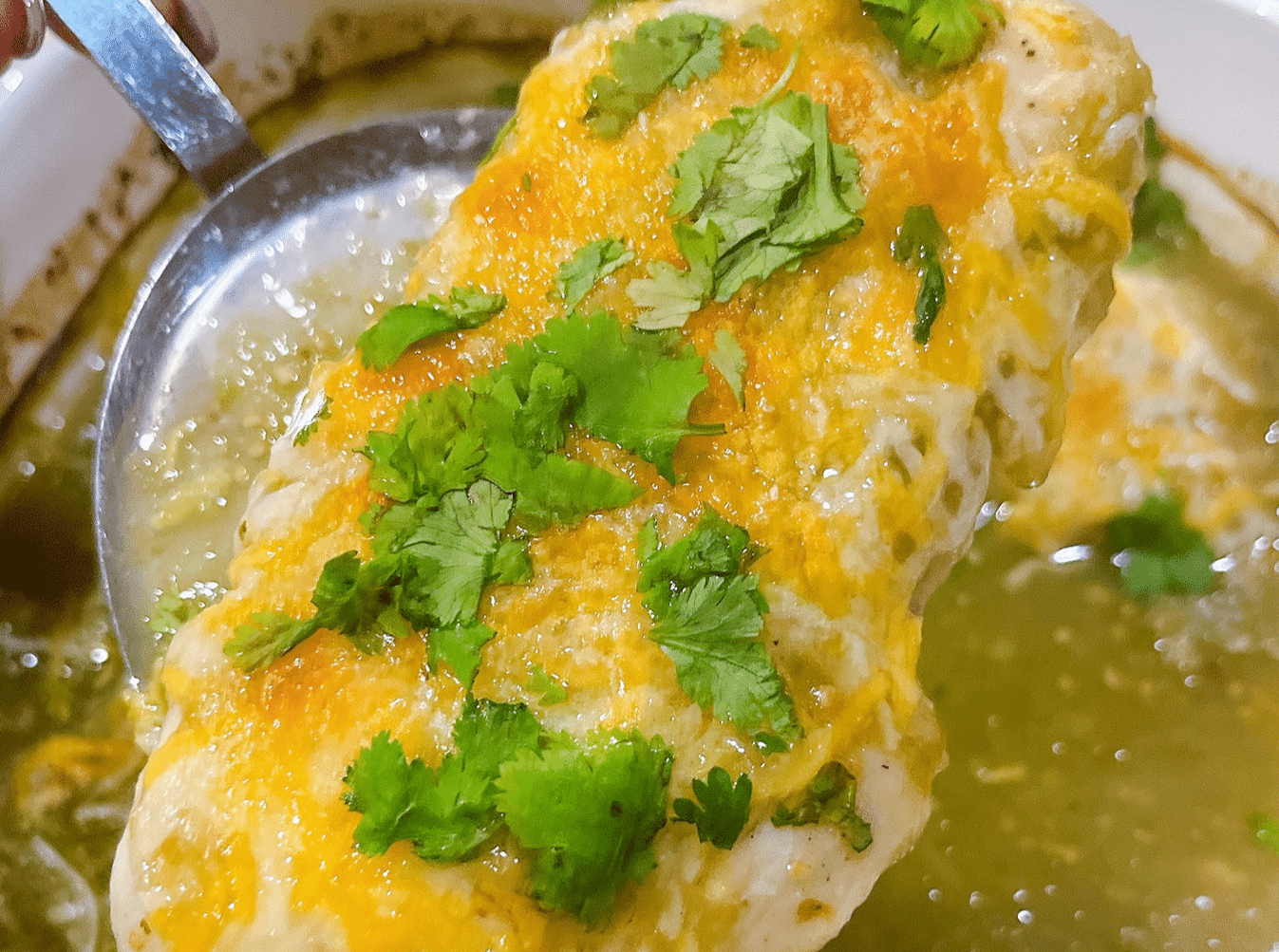 Salsa Verde Baked Chicken Breasts