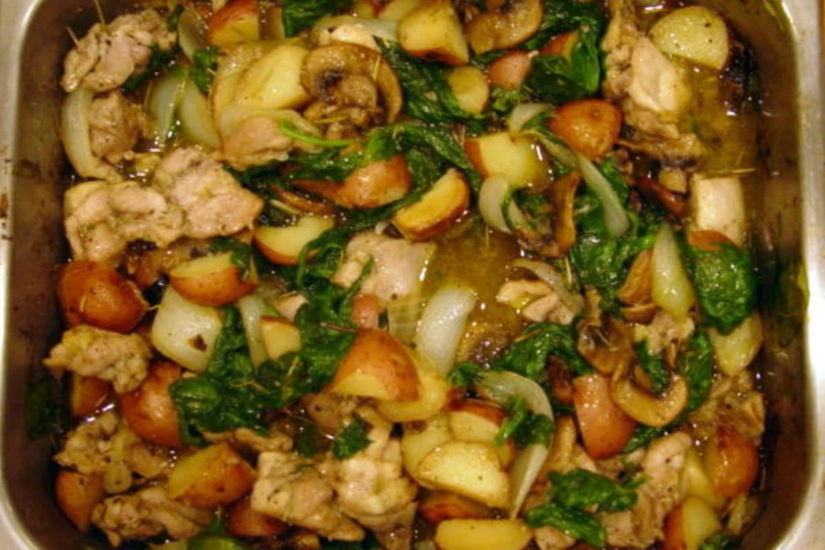 Vintage Spice Pan-Seared Chicken with Roasted Veggies