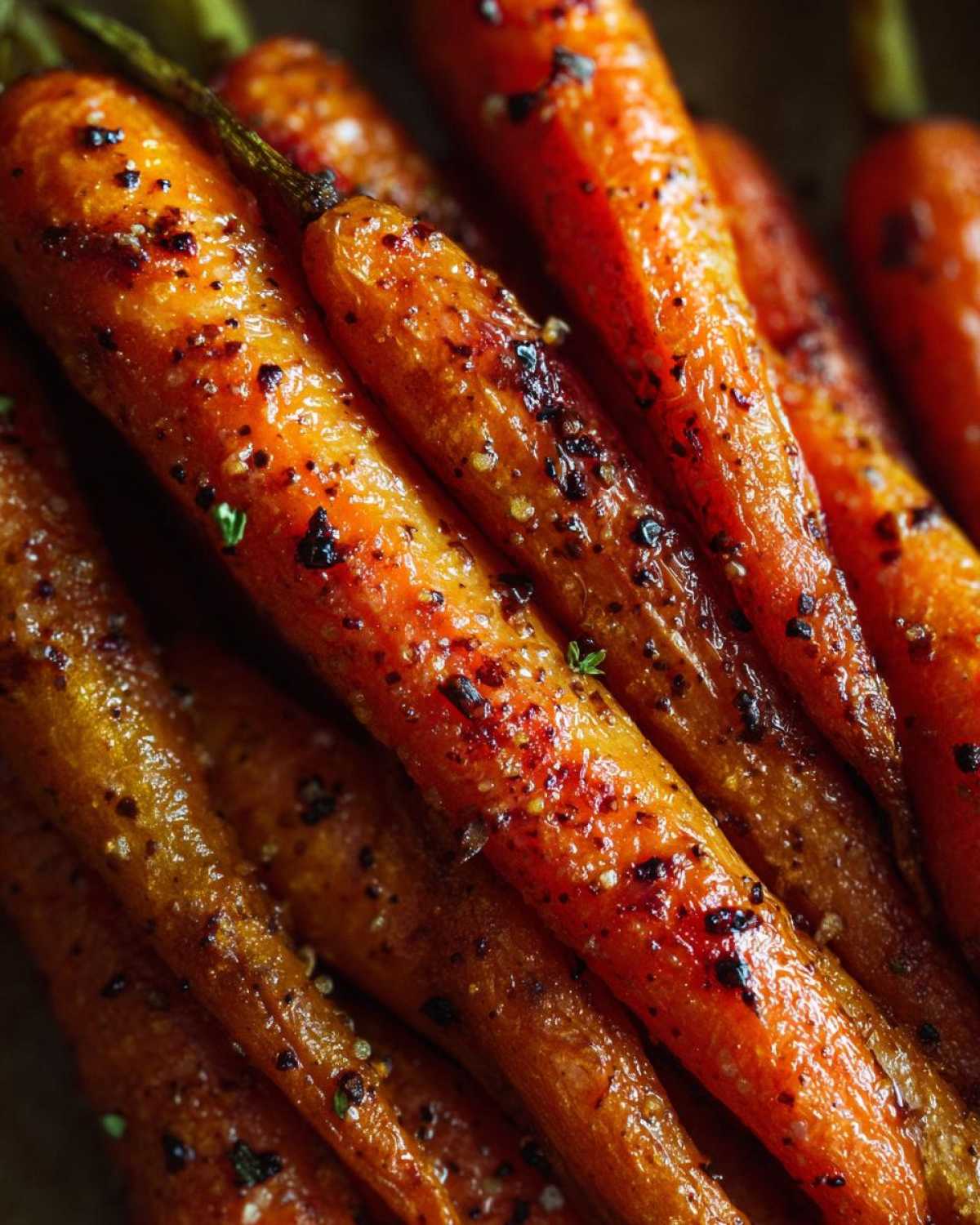 Maple-Dijon Glazed Carrots with Honey
