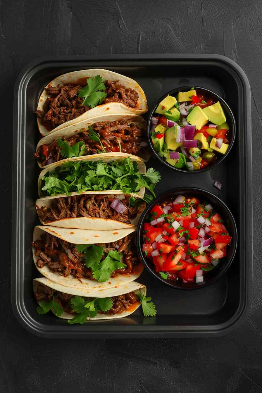 Authentic Mexican-Style Beef Tacos with Fresh Salsa
