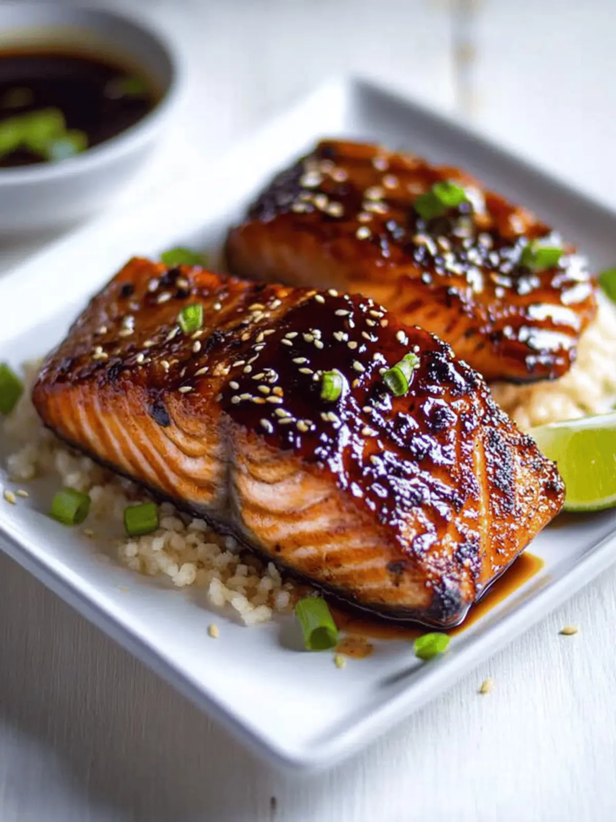 Miso-Glazed Salmon with Crispy Greens