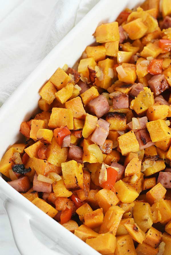 Virginia Ham and Sweet Potato Hash