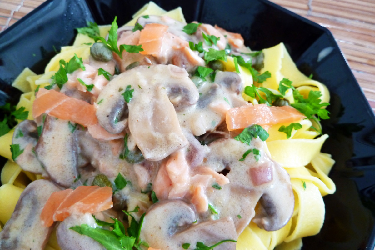 Garcia's Smoked Salmon & Dill Pasta