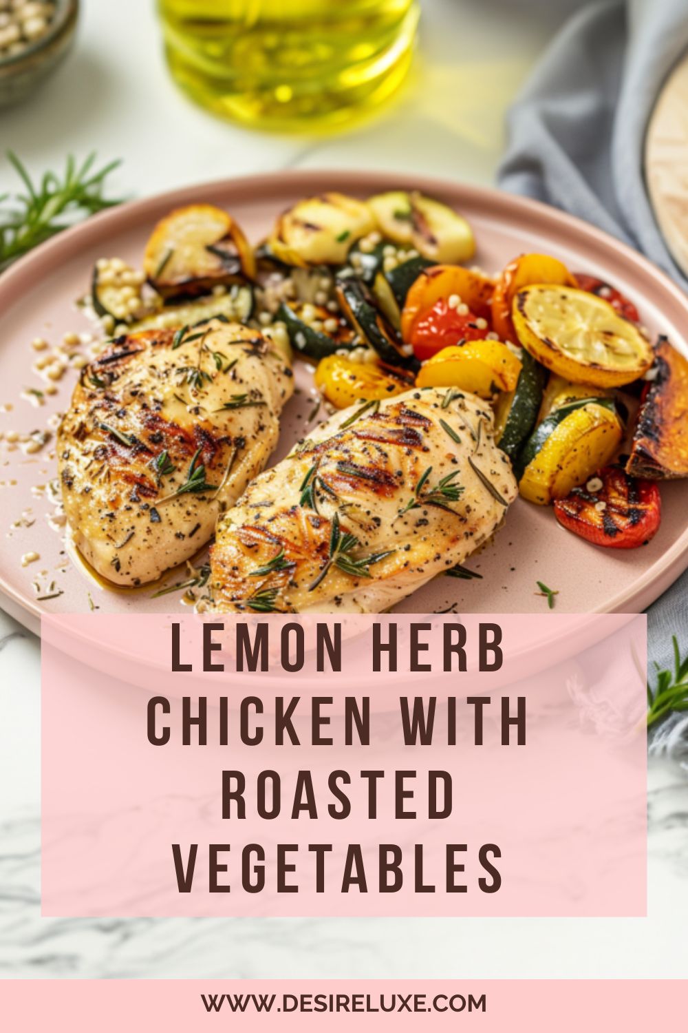 Lemon Herb Slow-Cooked Chicken with Root Vegetables