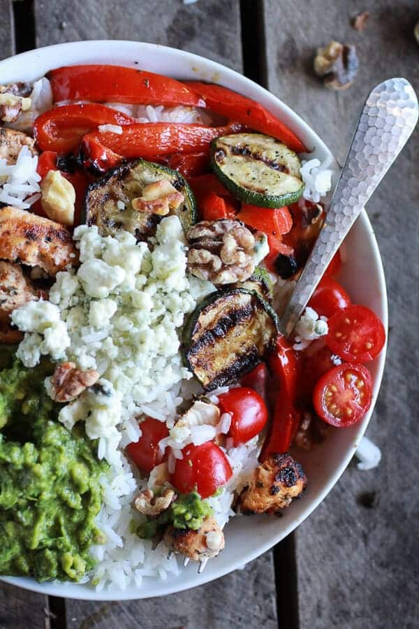 Half-Cooked Rice and Veggie Bowl