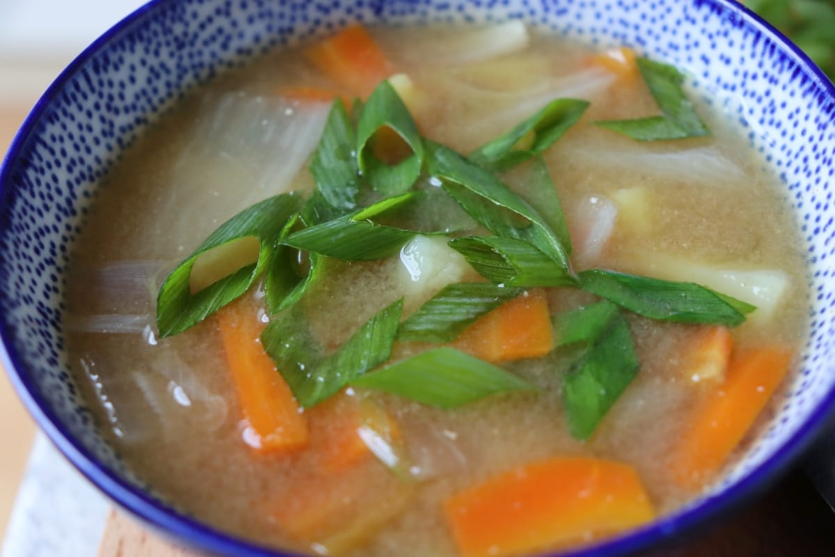 Johnson's Garden Vegetable Soup with Miso