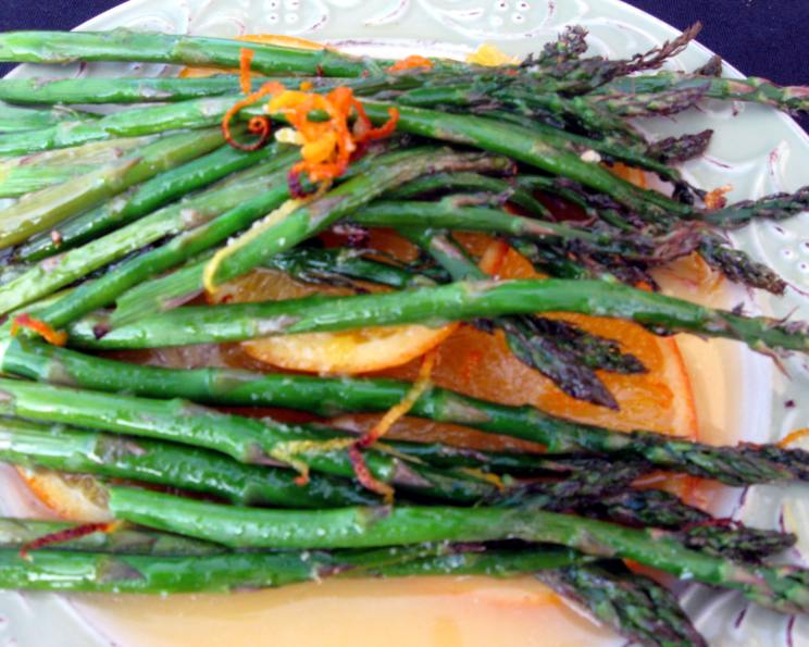 Citrus-Glazed Asparagus with Lemon Herb Vinaigrette