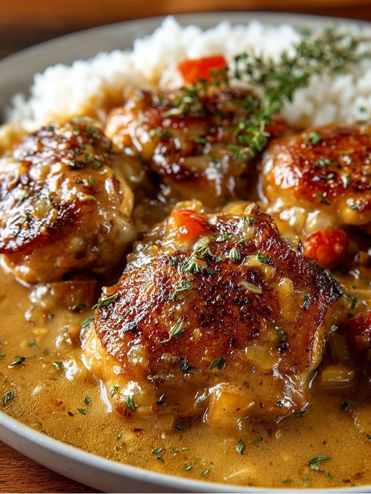 Smith's Smothered Chicken with Herb-Infused Gravy