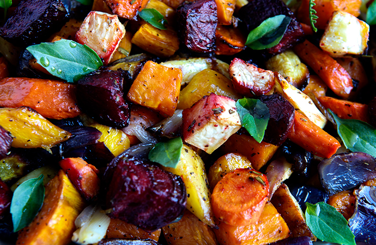 Low-Temp Roasted Root Vegetable Medley