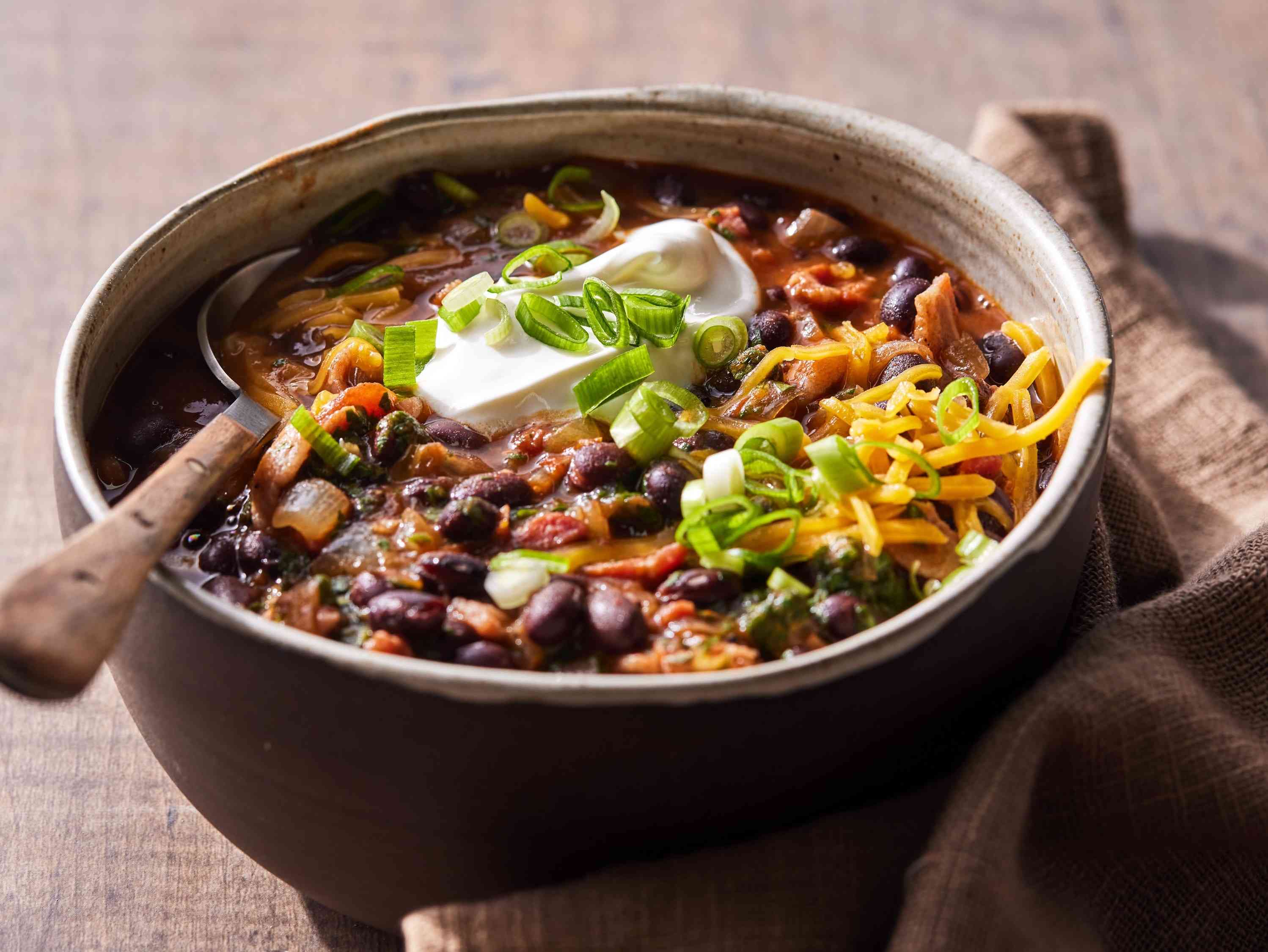 Mystery Box Medley: Black Bean & Rice Stew