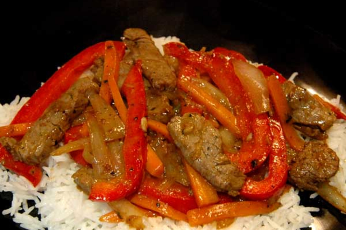 Smoky Honey-Ginger Beef with Lemongrass