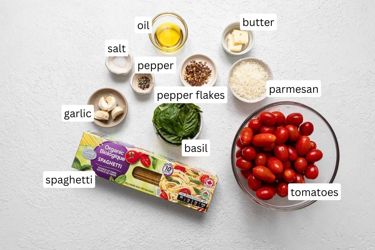 Sicilian Tomatoes & Basil Pasta with Authentic Tomato Ratio