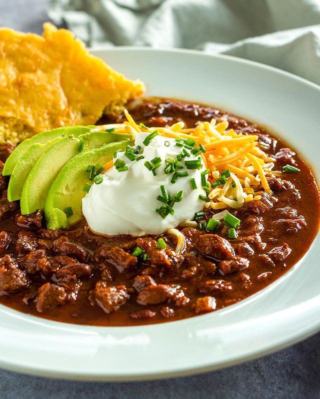 Kid-Friendly Taco-Style Beef & Bean Chili
