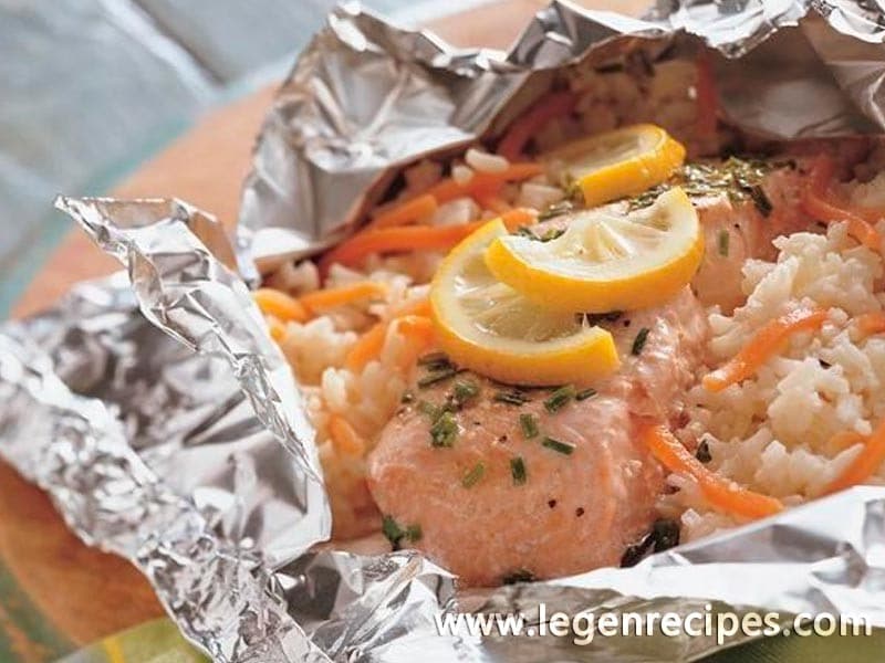 Lemon-Dill Grilled Salmon in Foil