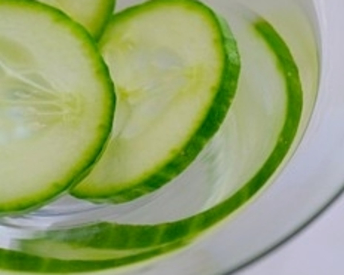 Spicy Cucumber Martini
