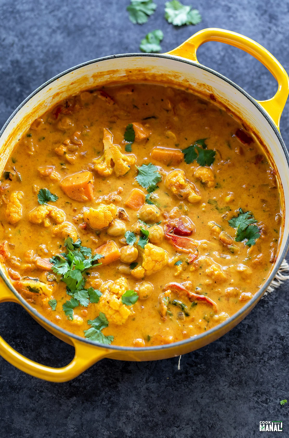 Velvety Coconut Chickpea Curry with Fresh Herbs