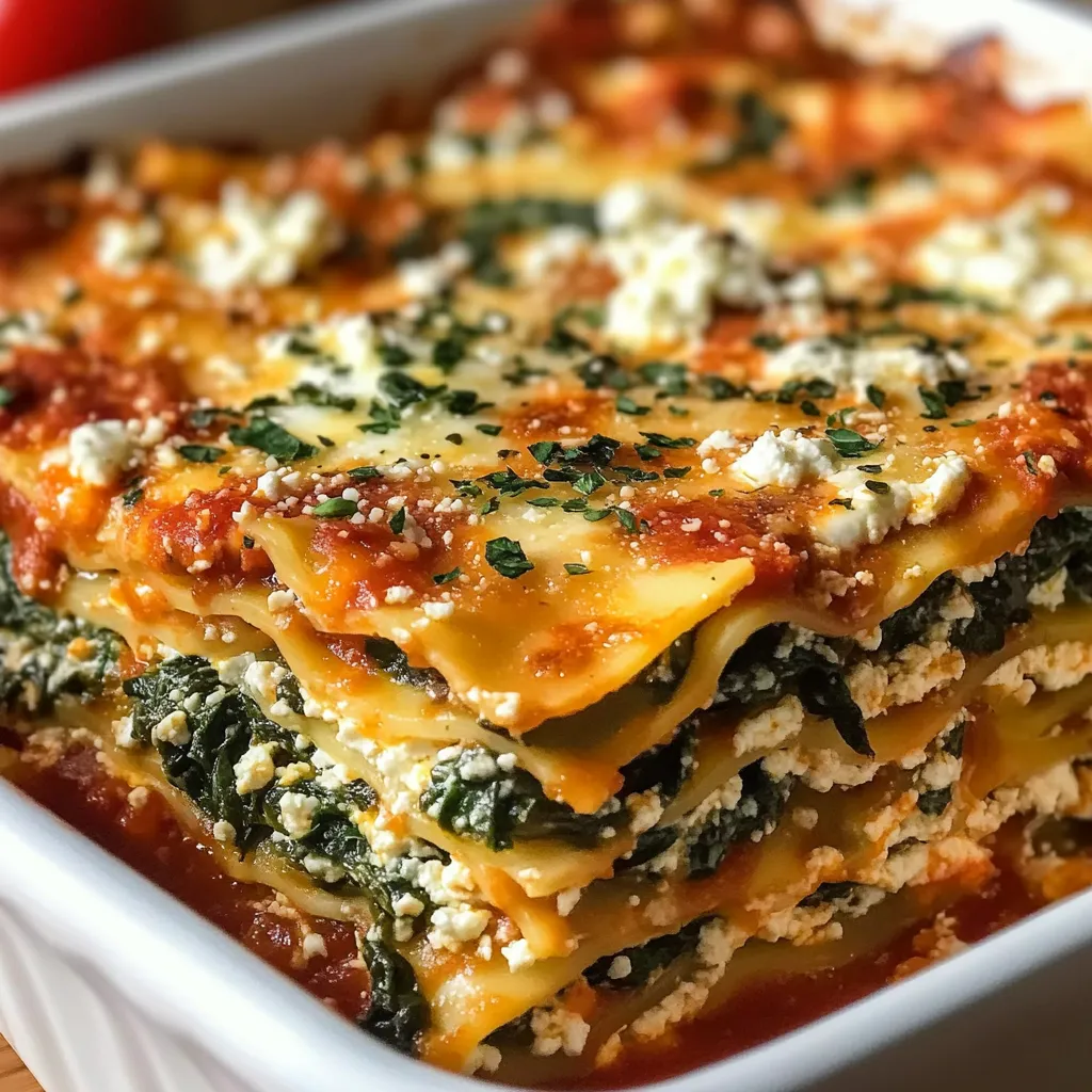 Serious Spinach and Ricotta Lasagna