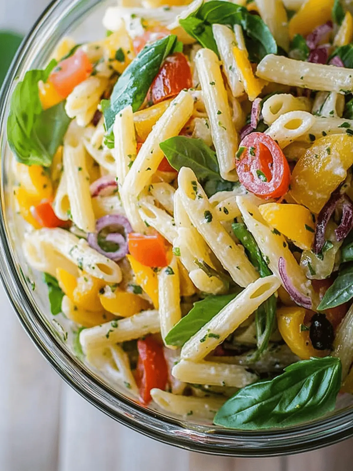 Packet-Sized Pasta Salad with Lemon-Herb Dressing