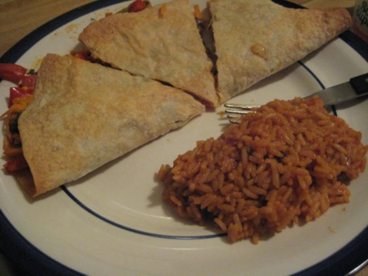 Mexican Vegan Guacamole and Black Bean Quesadillas