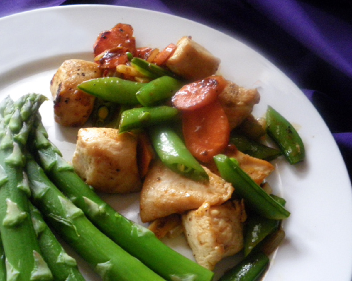 Spicy Ginger-Soy Chicken Stir-Fry