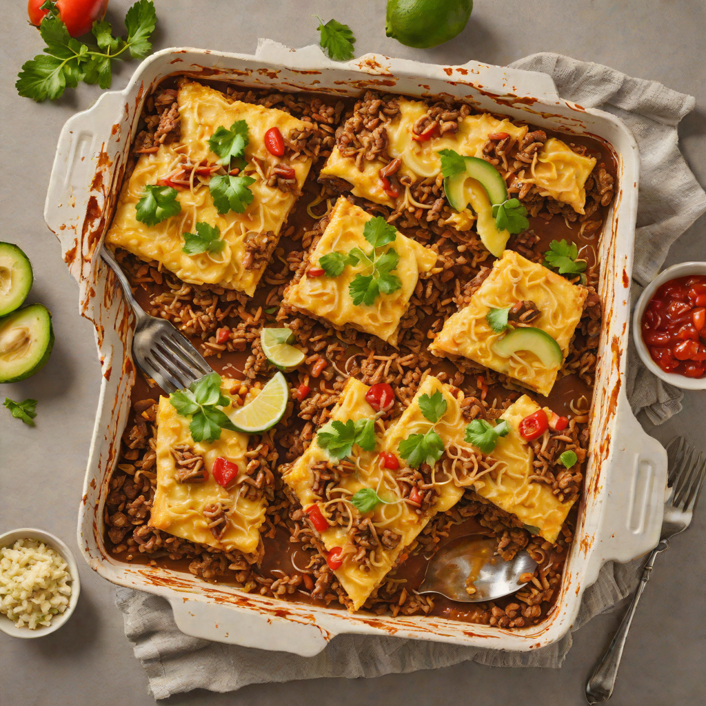Pastelón de Plátano con Carne Guisada