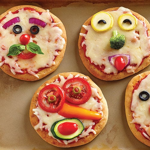 Silly Smile Face Pizza