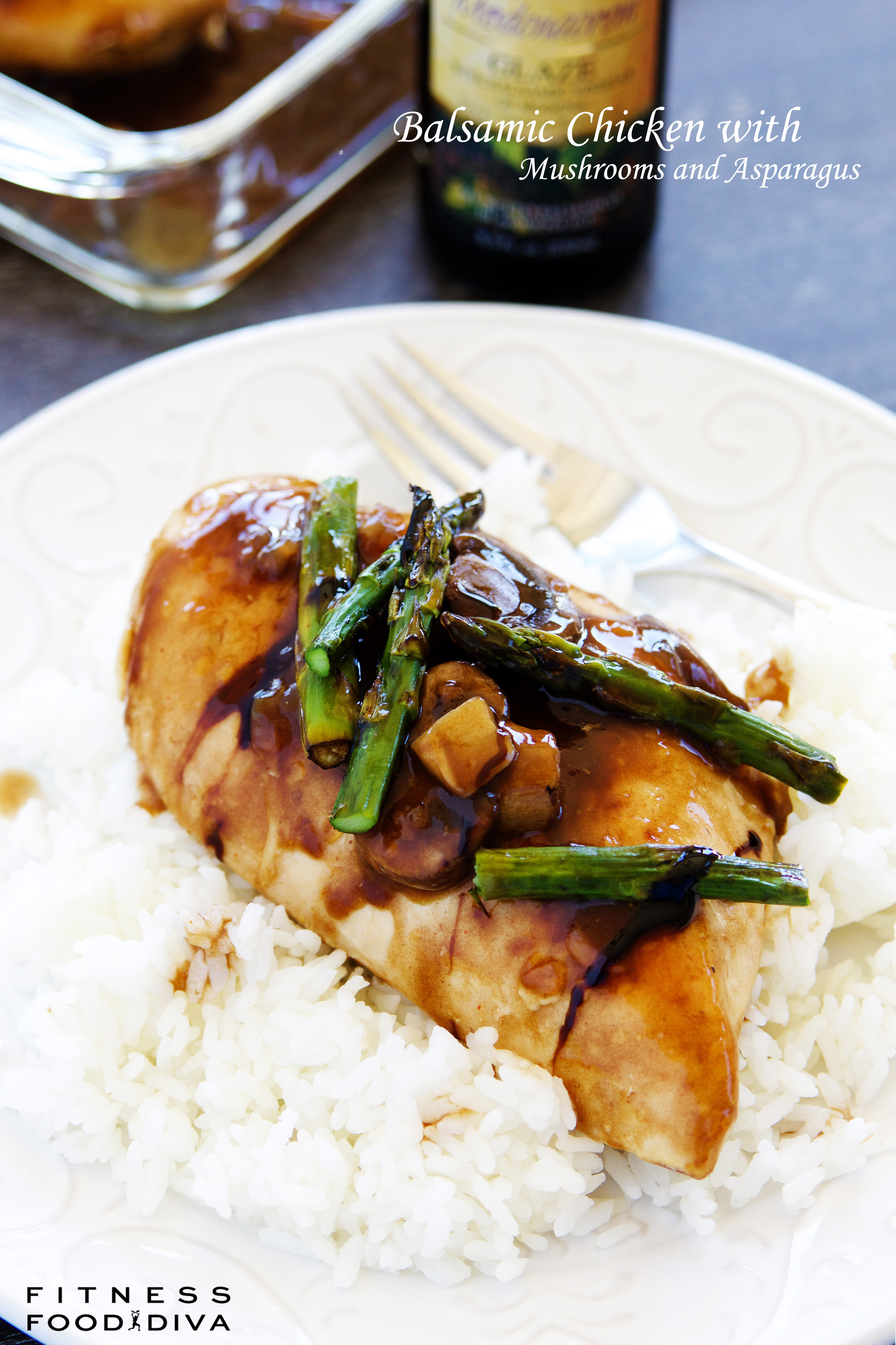 Honey-Glazed Balsamic Chicken & Asparagus
