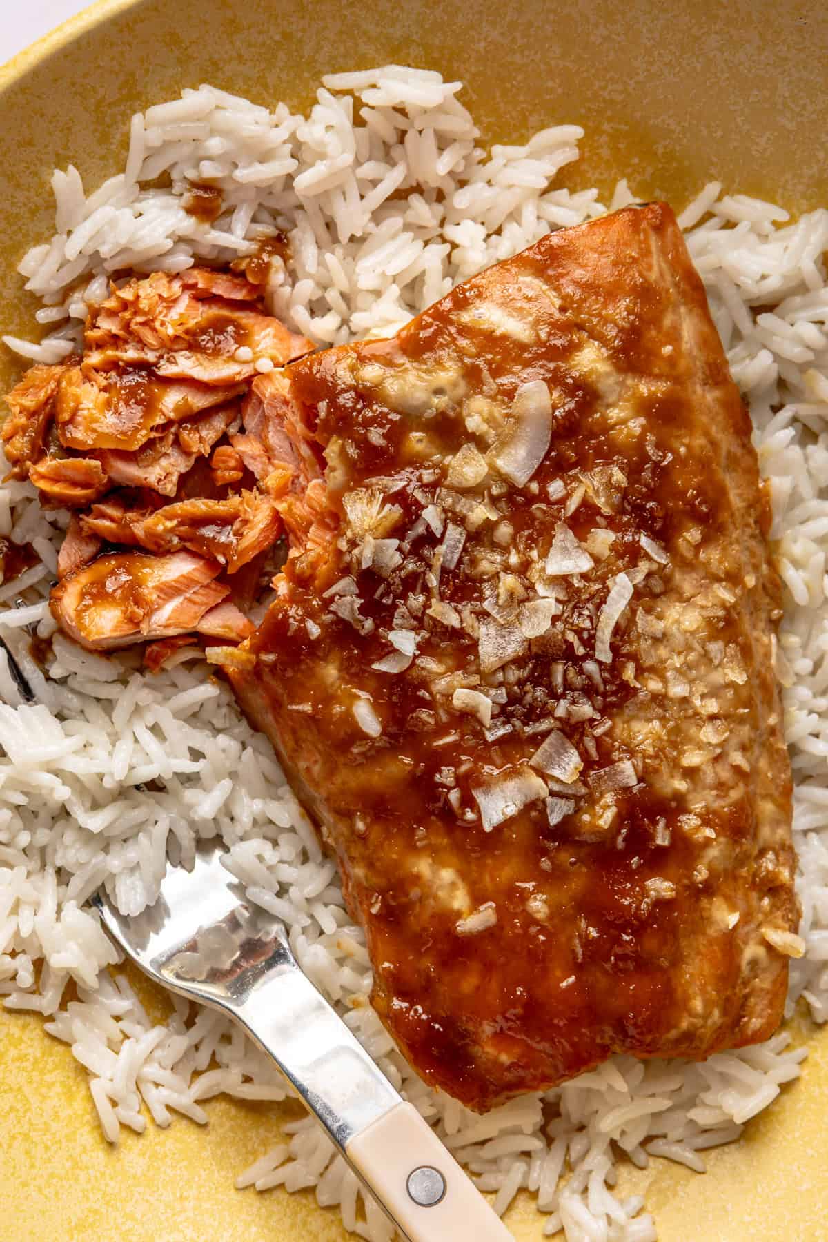 Koji-Miso Glazed Salmon with Miso-Infused Rice