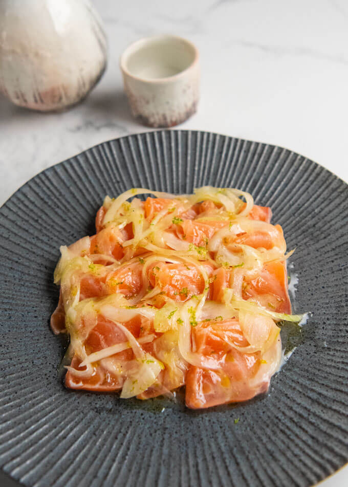 Sake-Marinated Salmon with Yuzu Glaze