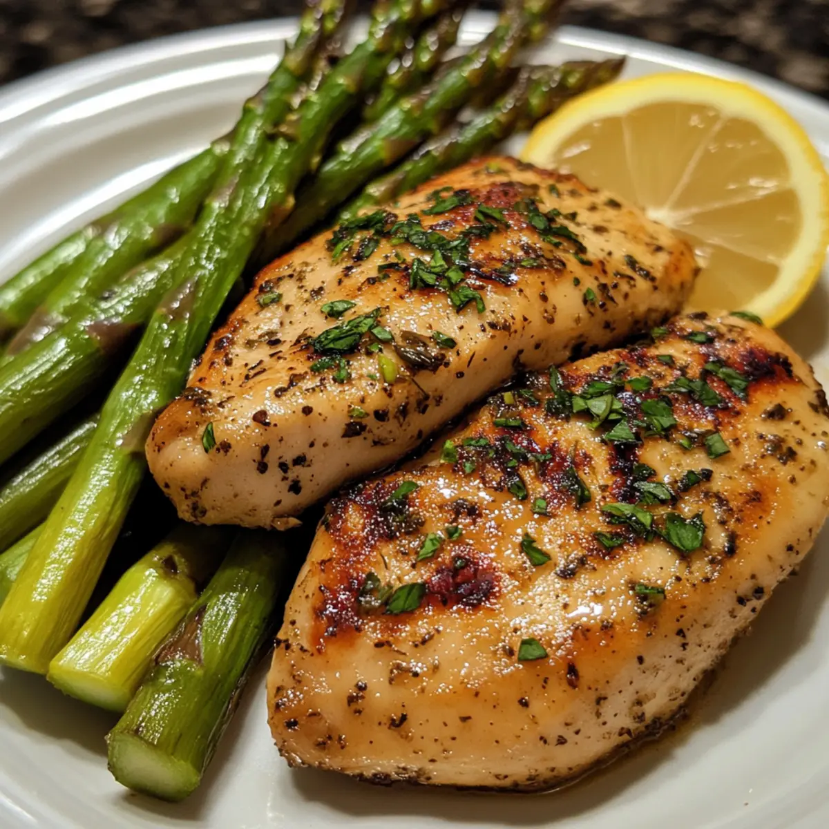 Copilot's Lemon-Herb Chicken with Asparagus