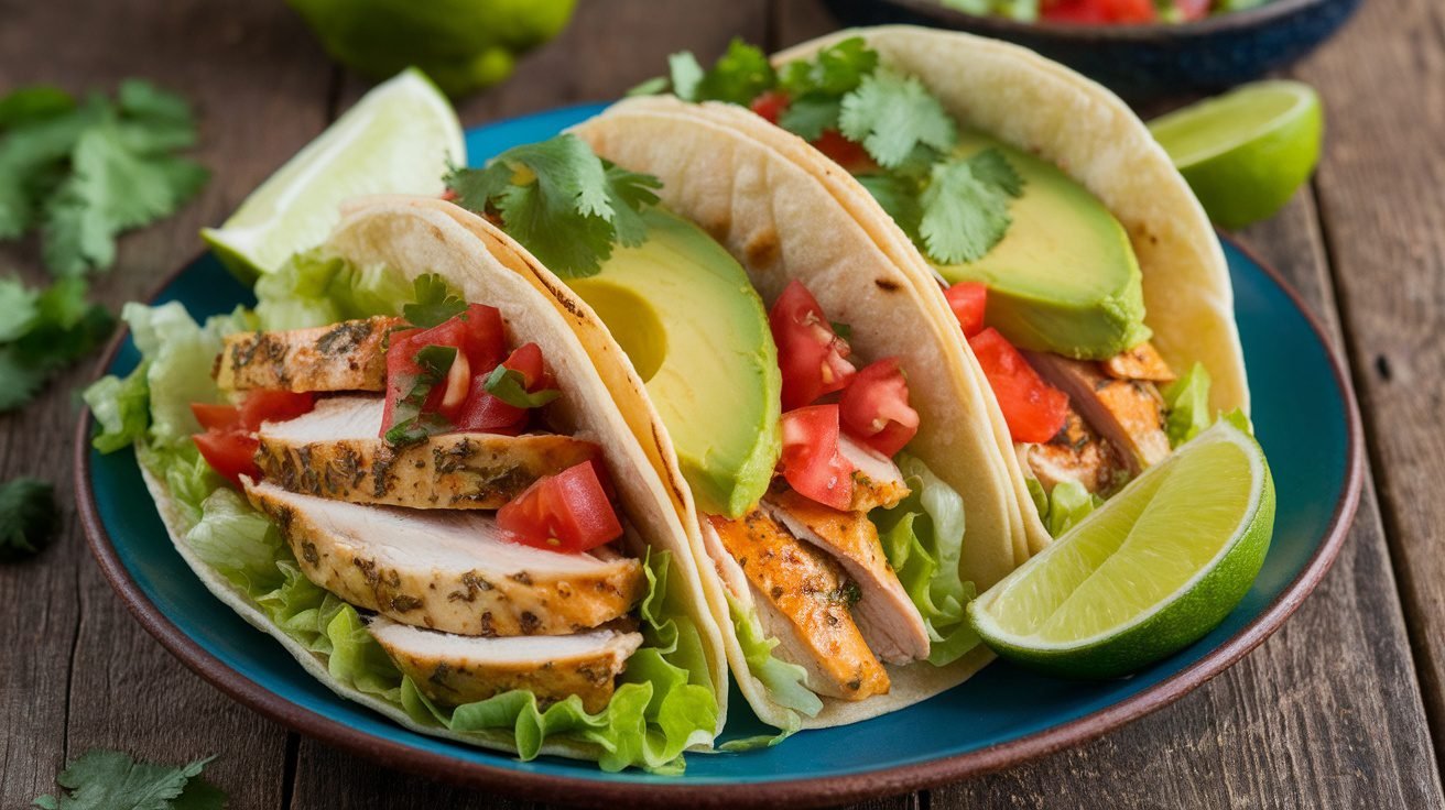 Chicken and Avocado Tacos
