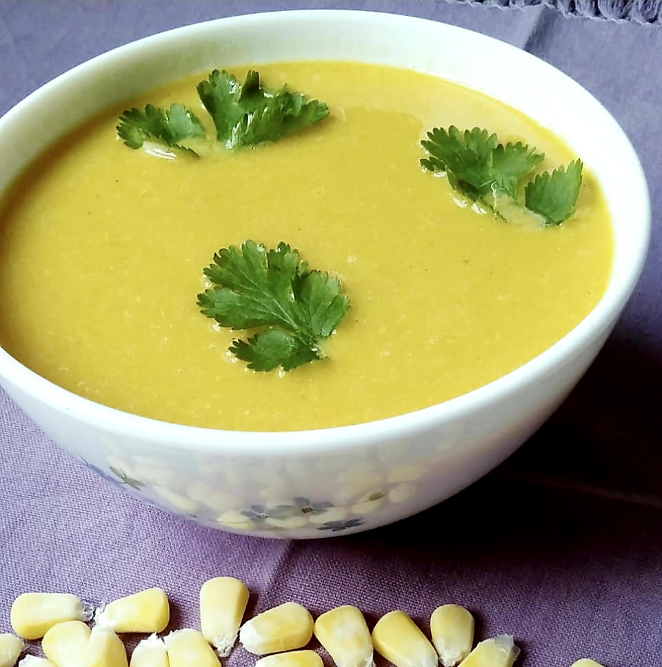 Authentic Makai Shorba (Indian Corn Soup)