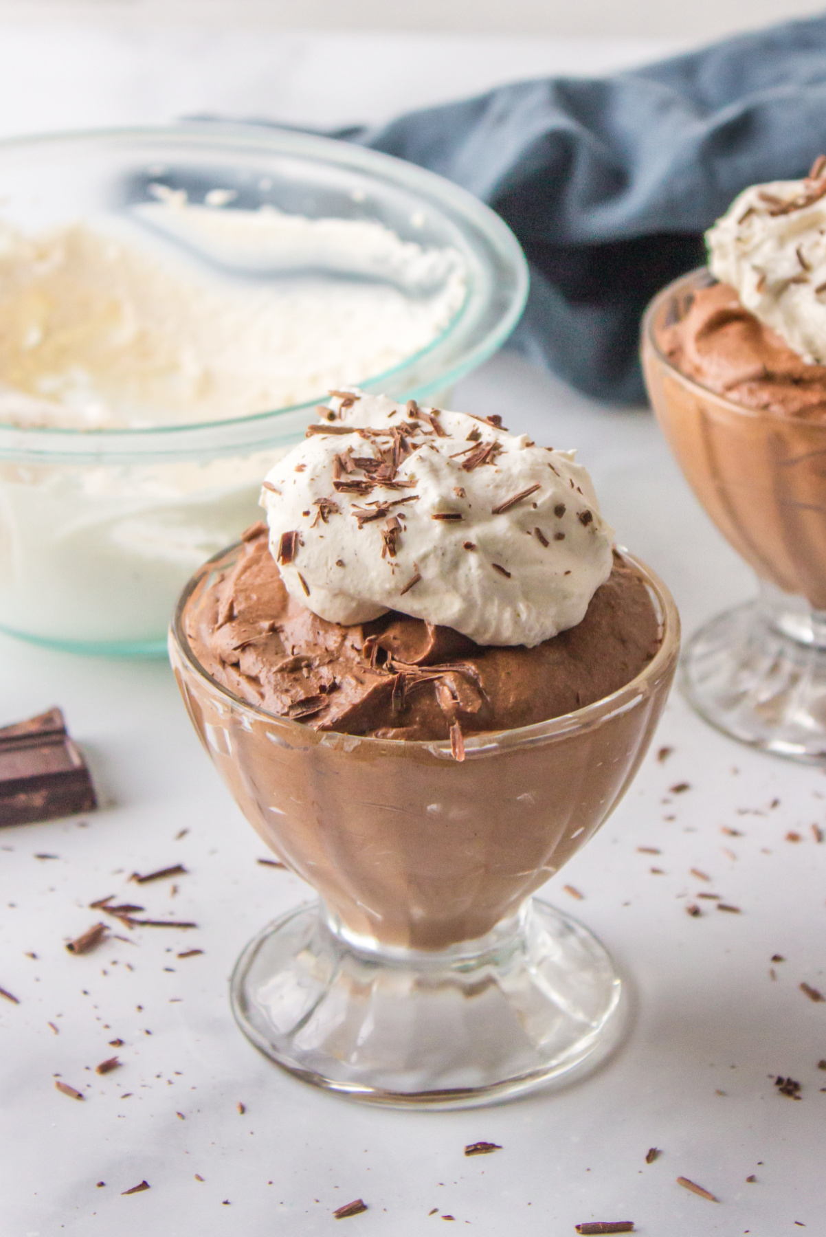 Emulated Chocolate Mousse with Virtual Whipped Cream