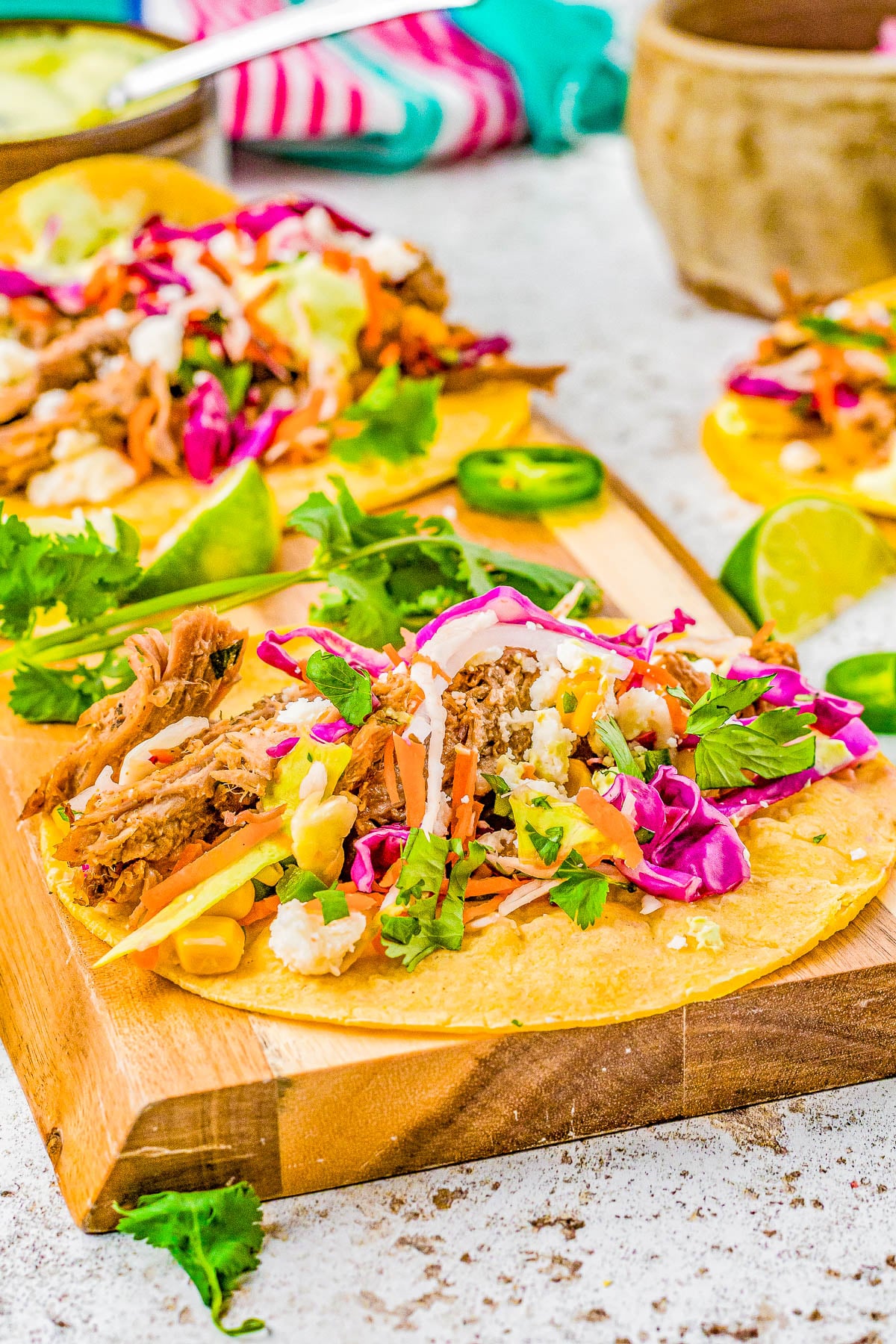 Texas-Style BBQ Pulled Pork Tacos