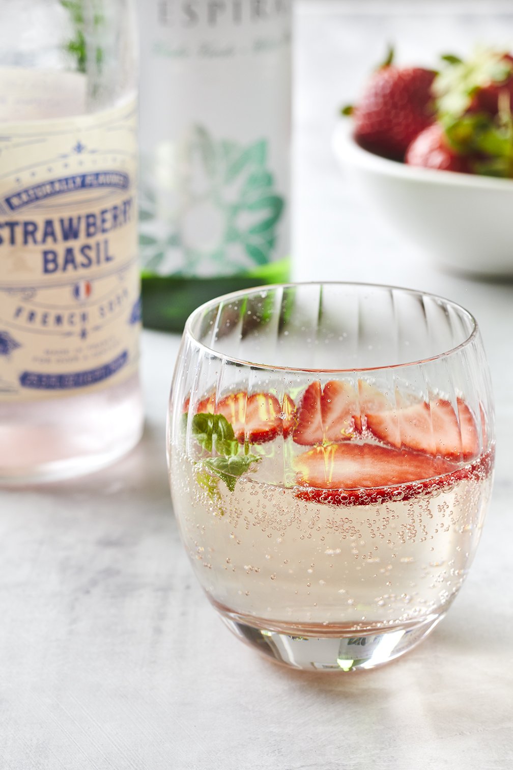 Strawberry Basil Spritz