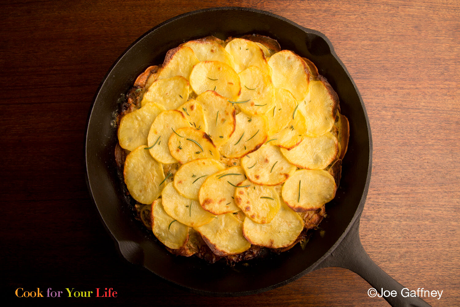 Potato-Leek Galette with Gruyère and Thyme